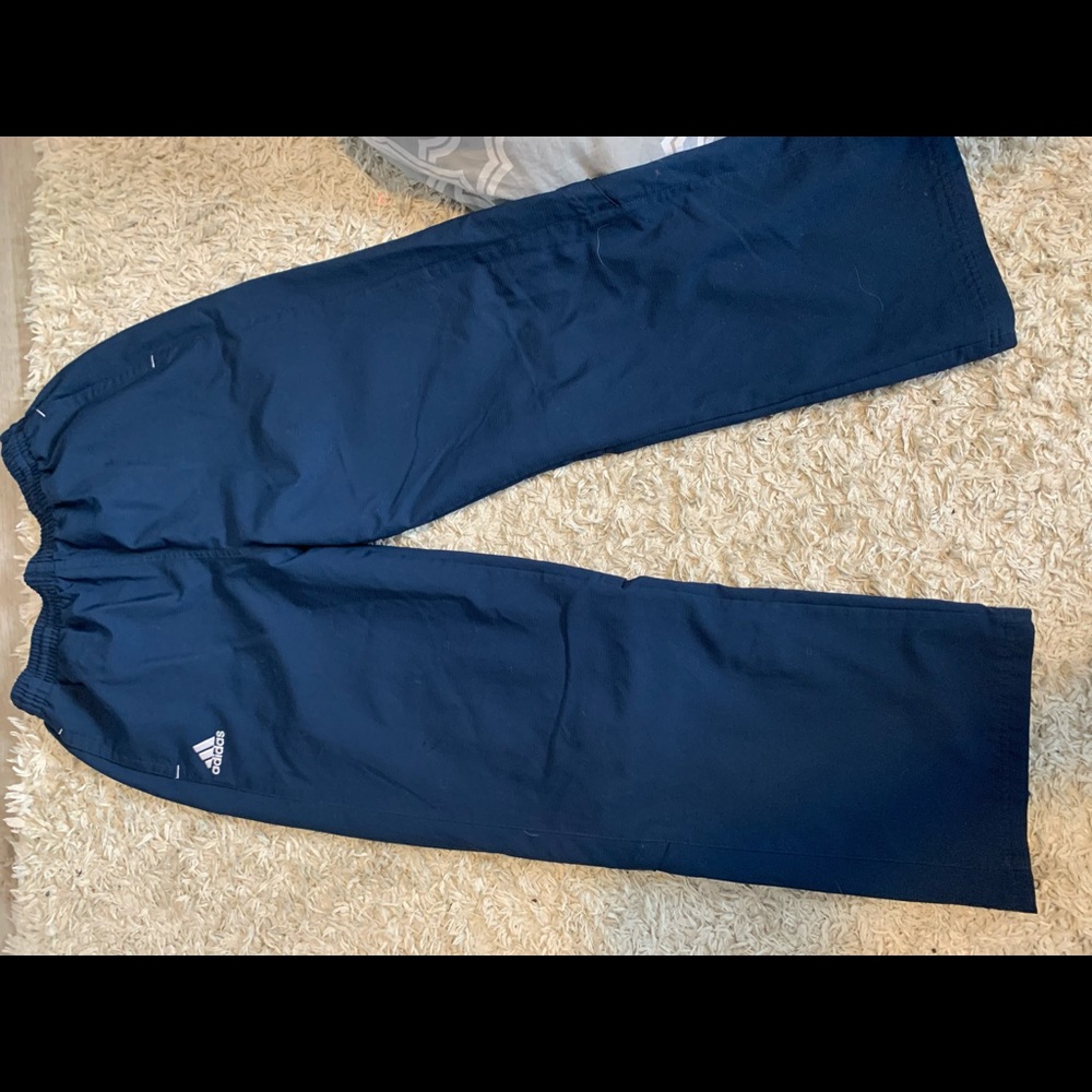 adidas track pants, size M